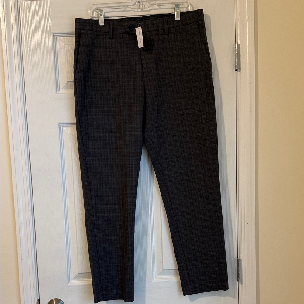 NEW Banana Republic Men's Dark Plaid Pants